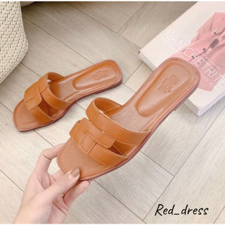 Dép lê nữ kiểu xếp da sần - RedDress
