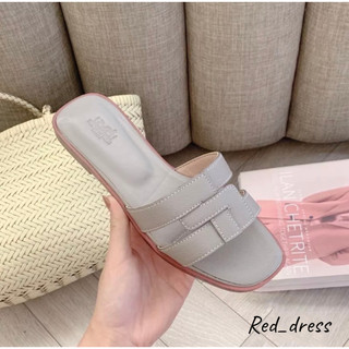 Dép lê nữ kiểu xếp da sần - RedDress