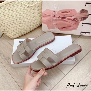 Dép lê nữ kiểu xếp da sần - RedDress