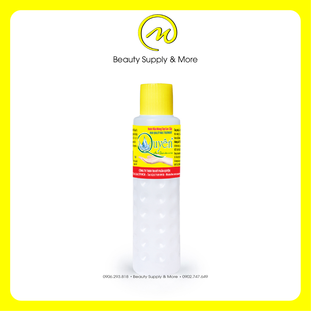Nước Rửa Móng Tay QUYÊN  Chai vuông trắng