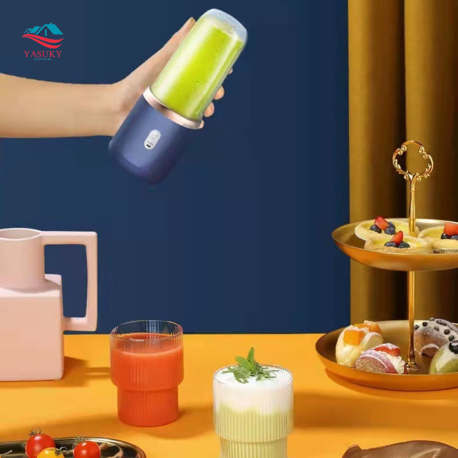 Máy xay sinh tố cầm tay Yasuky - Máy xay sinh tố mini 6 lưỡi dao gọn nhẹ, công suất 40w hàng chính hãng chất lượng cao