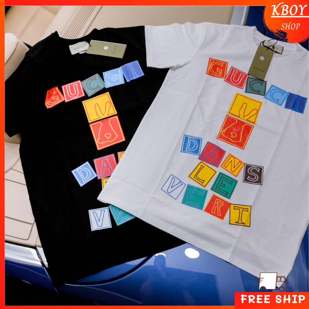 Áo thun nam KBOY chất liệu 100% cotton cao cấp co iãn 2 màu Trắng Đen dáng ôm phối cực cá tính - Z19