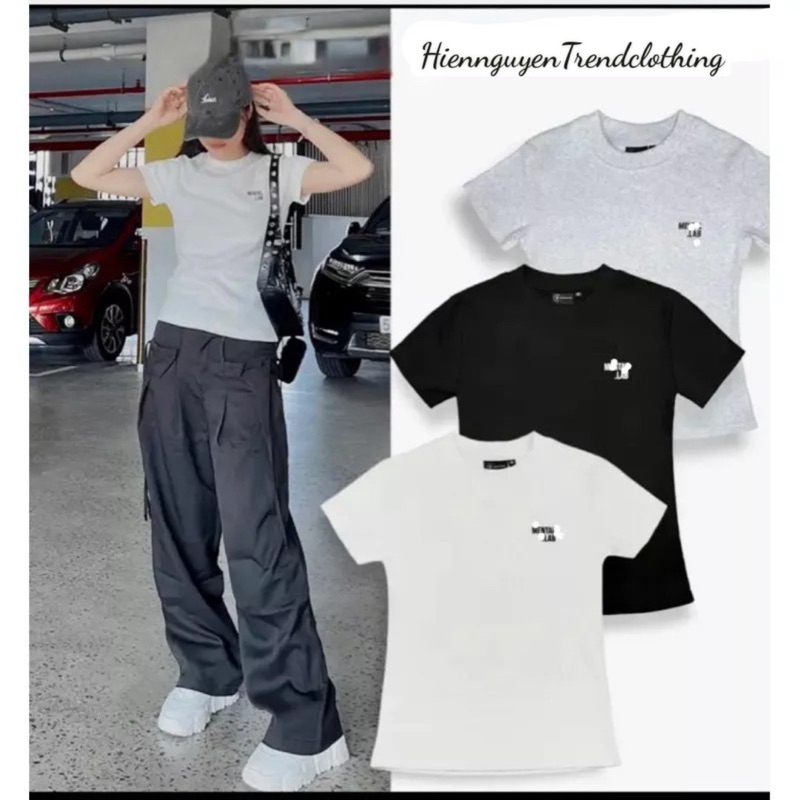 Áo Thun From Fit  MENTAL .Áo baby tee nữ  chất liệu cotton co giãn bốn chiều phong cách hiện đại