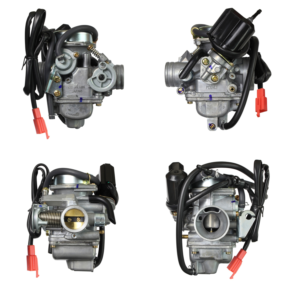 Bình xăng cho xe Spacy 125 250K Pascy 125  Attila Tiết Kiệm Xăng Centa, Bộ chế hòa khí，Honda GY6 125cc 150cc Scooter ATV 4 stroke,PD24J,họng 25MM