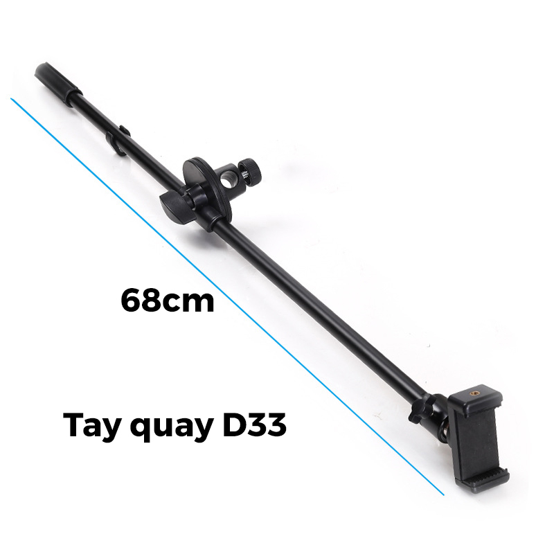 Giá Đỡ Quay Video Chụp Ảnh Topshot D33 Kèm Chân Đèn - Chắc Chắn - Tiện Lợi - Chính Hãng HD Design