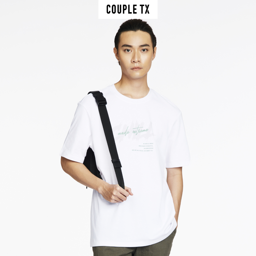 Áo Thun Nam Nữ Couple TX In Typo Made Extreme Chill TS 285