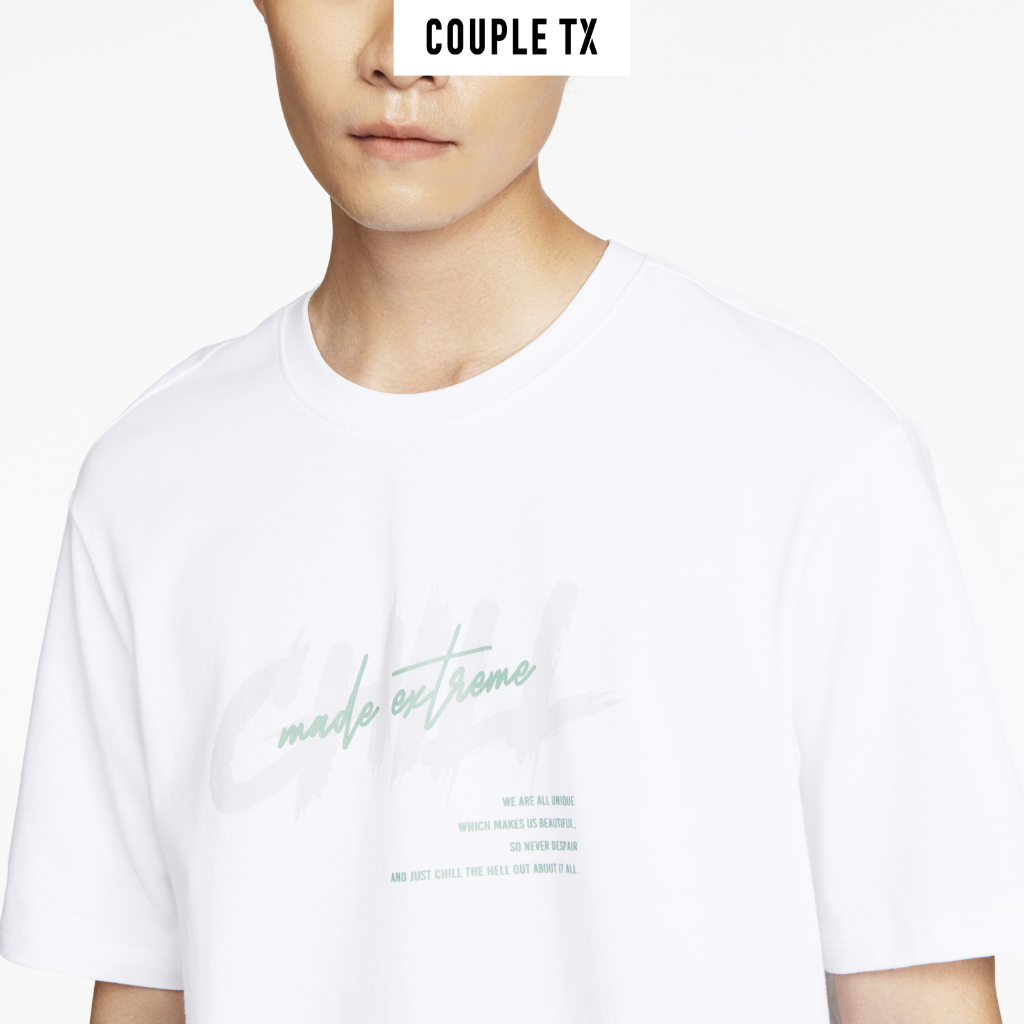 Áo Thun Nam Nữ Couple TX In Typo Made Extreme Chill TS 285