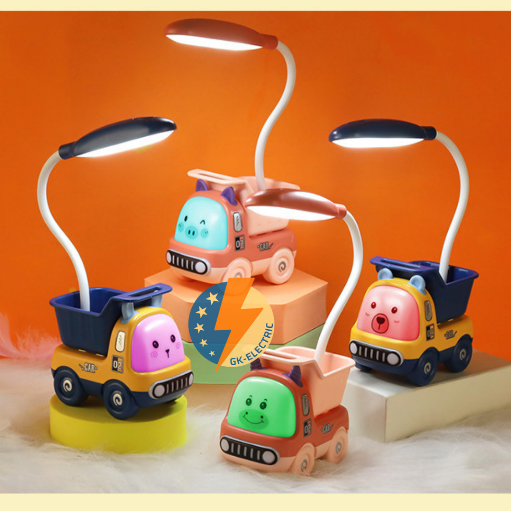 Đèn bàn , đèn ngủ LED Cổng USB hình đầu máy tàu hỏa - hình Xe