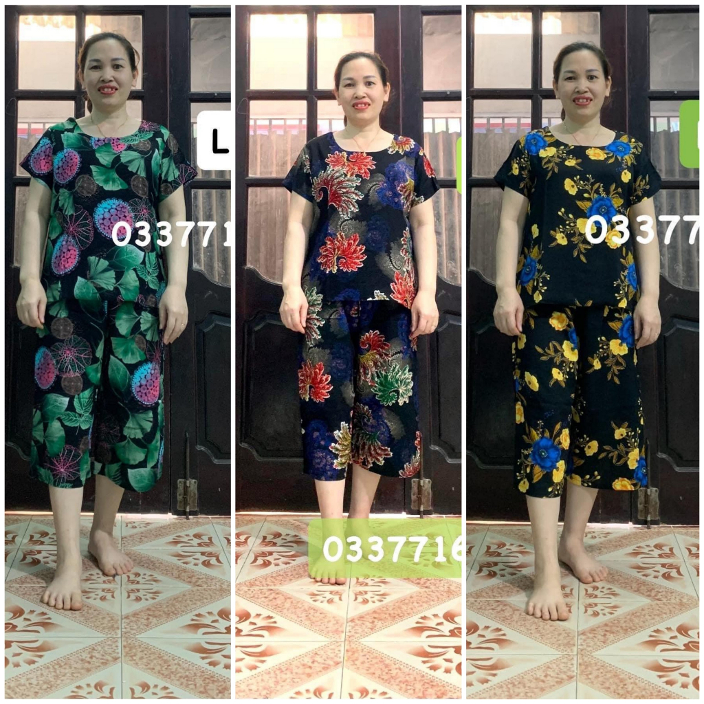 Đồ bộ Lanh cho mẹ & Bà_ Chất lanh mềm mại, thoáng mát mùa hè