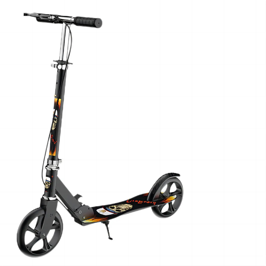 Xe scooter tải trọng 80kg có thắng tay bằng sắt bản to chắc chắn