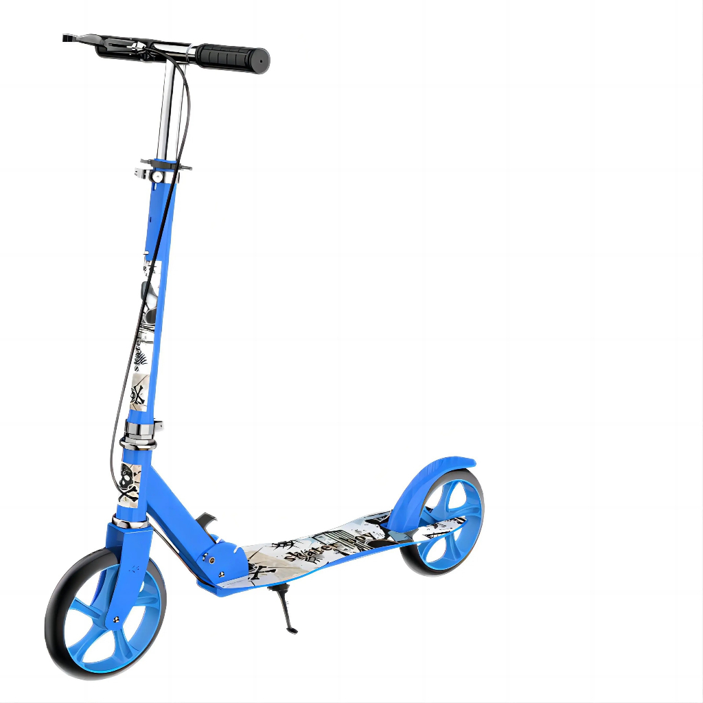 Xe scooter tải trọng 80kg có thắng tay bằng sắt bản to chắc chắn