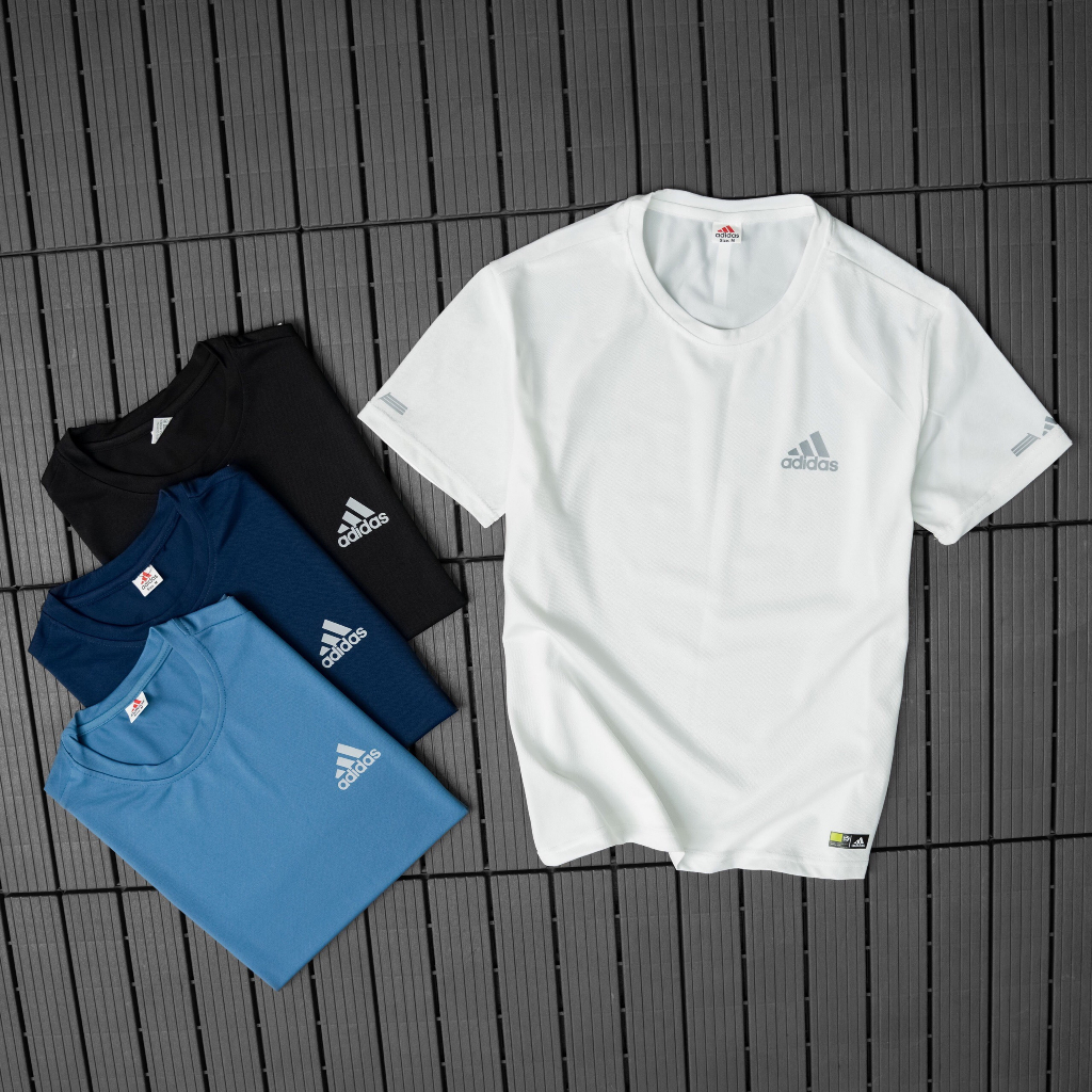 Áo Thun Nam Thể Thao Cổ Tròn Chất Cá Sấu Cao Cấp Co Dãn 4 Chiều Thoáng Mát