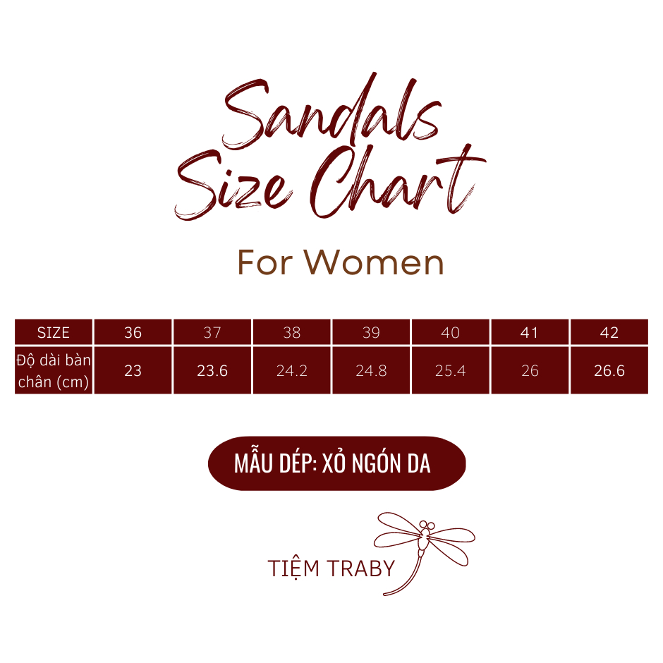 Dép sandals xỏ ngón da vintage êm ái nhà Traby