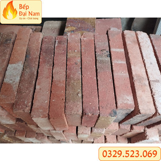 Combo 10 viên gạch chịu lửa dày 30mm, gạch chịu nhiệt xây lò