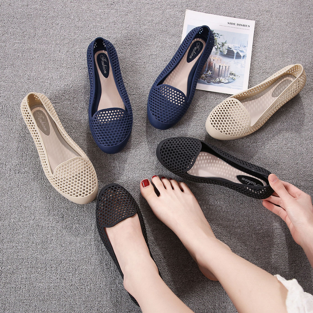 Giày nhựa đi mưa form chuẩn nữ siêu êm bền đẹp kiểu dáng dễ thương
