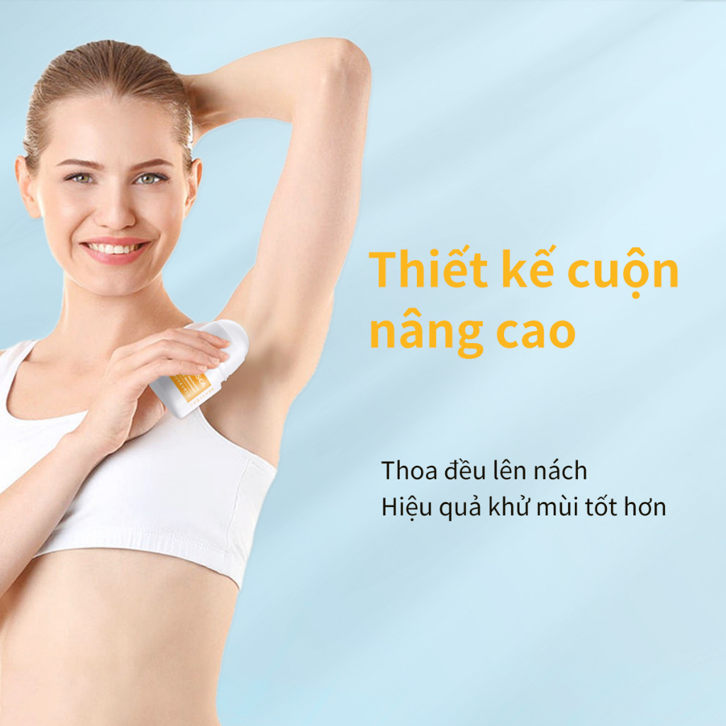 AISASEA lăn khử mùi Whitening Lăn nách Giảm Mồ Hôi 50ml Ngăn Mùi