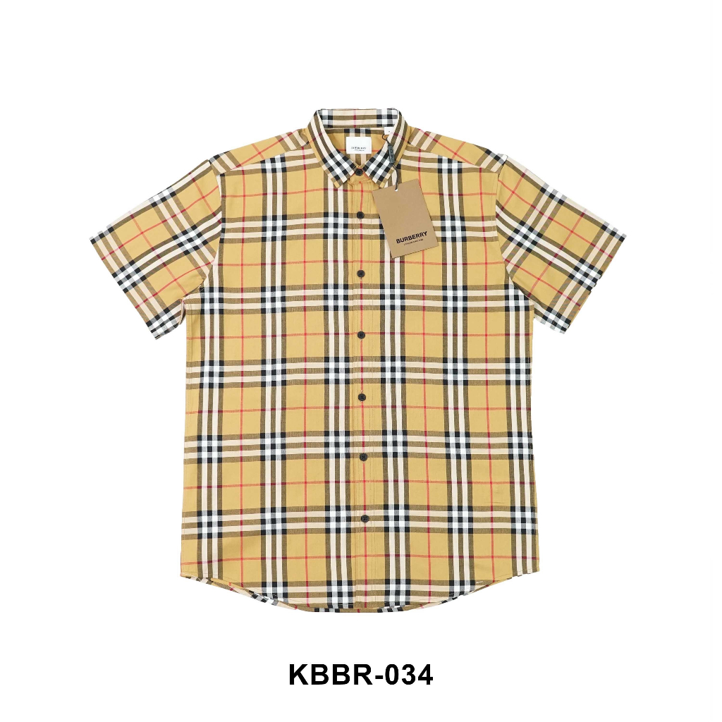 Áo sơ mi burberry nam nữ vải cotton organic form rộng tay lỡ hàng cao cấp quảng châu Bestquality hot trend