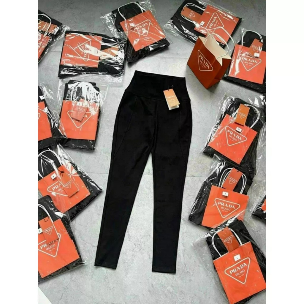 Quần Legging Cạp Cao Siêu Tôn Dáng Chất Cotton