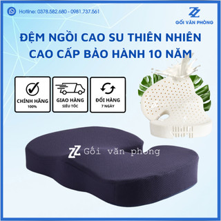 BẢO HÀNH 10 NĂM- Đệm Ngồi Cao Su Thiên Nhiên Cao Cấp ZURI PILLOW GLM-08