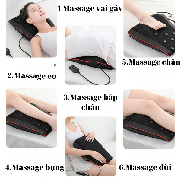 Máy Masage hồng ngoại, mát xa cổ vai gáy toàn thân đa năng cao cấp