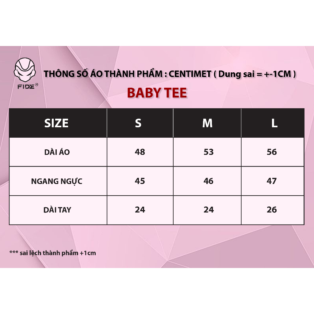 ÁO THUN babytee nữ cotton FIDE BABYTEE 21