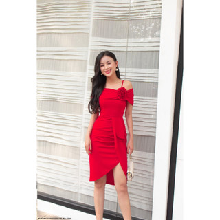 ĐẦM TRỄ VAI XẾP LY DẤU BỤNG - DDD2633