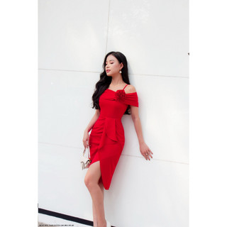 ĐẦM TRỄ VAI XẾP LY DẤU BỤNG - DDD2633