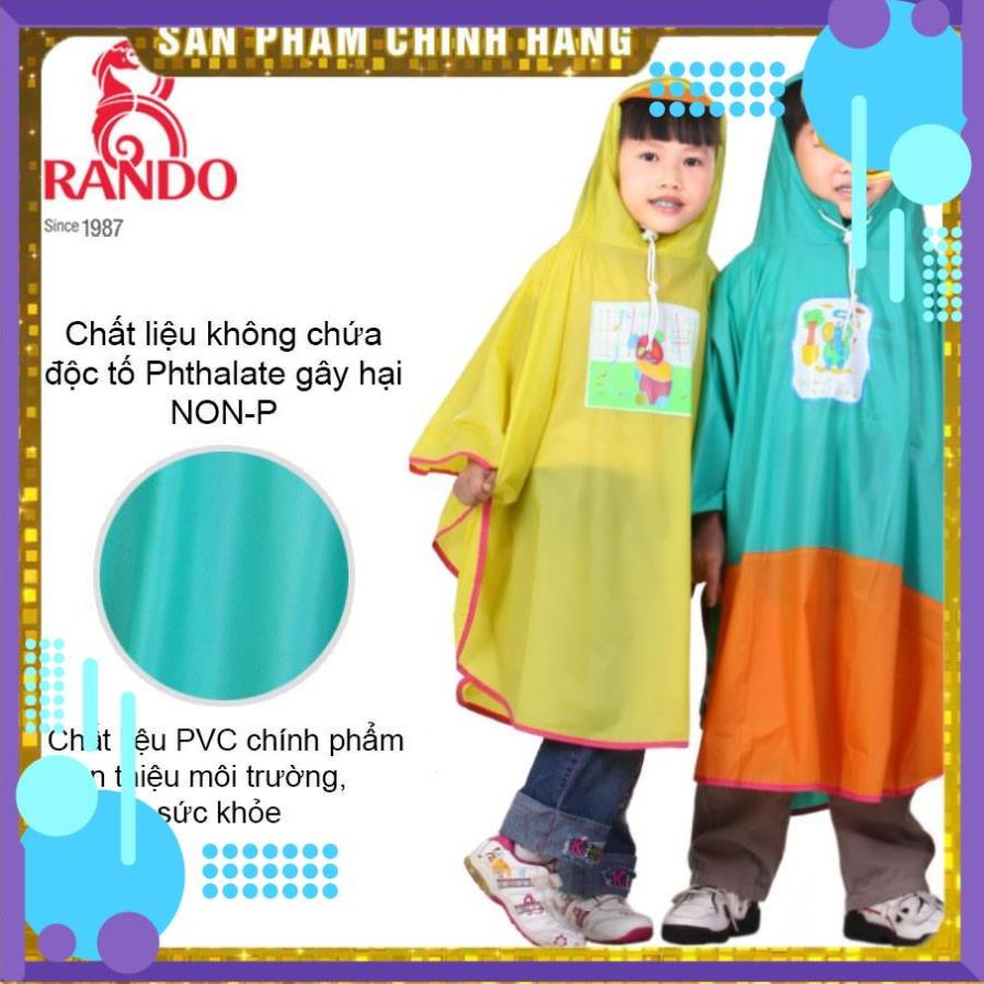 Áo Mưa Cánh Bướm Dành Cho Trẻ Em Chính Hãng Rando