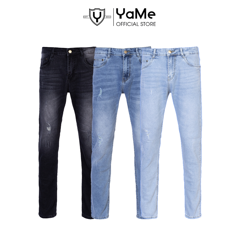 Quần Jean Nam Slimfit Dài Cao Cấp Thương Hiệu Y2010 The Style Of No Style 36 21866 |YaMe|