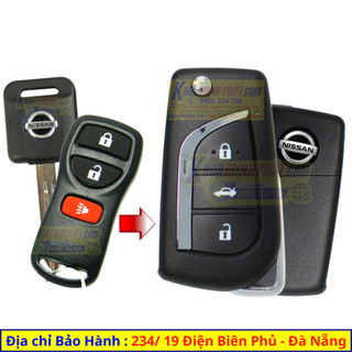 Chìa khoá độ gập xe ô tô đà nẵng Nissan Grand Livina mẫu V13
