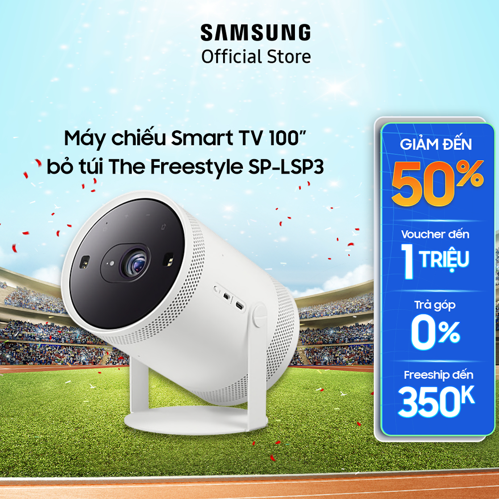 [Shopee voucher ELSAMCE10 giảm 10%] Máy chiếu Smart TV 100 inch bỏ túi The Freestyle SPLSP3 Hàng chính hãng | BigBuy360 - bigbuy360.vn
