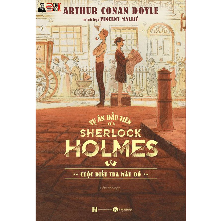 Sách -Vụ Án Đầu Tiên Của Sherlock Holmes - Cuộc Điều Tra Màu Đỏ Tặng Kèm Bookmark