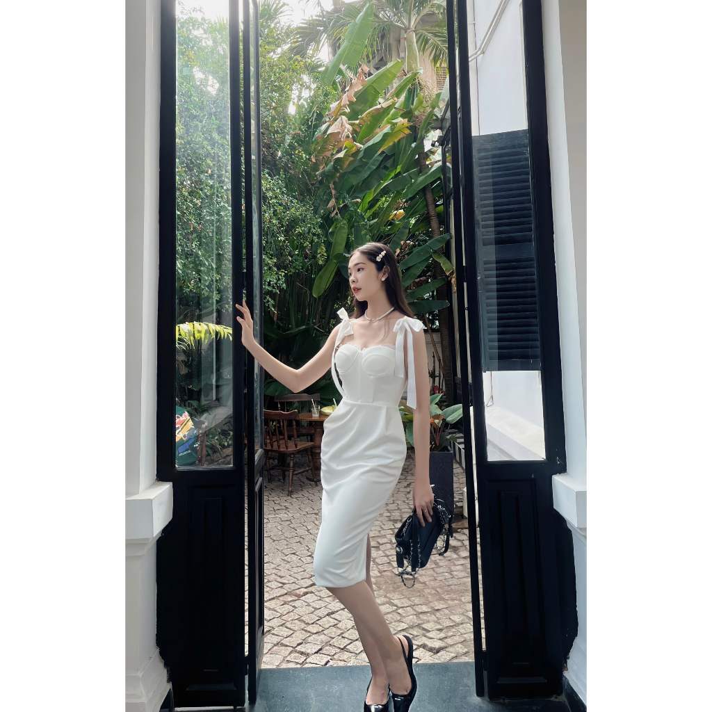 [Ảnh thật] Đầm đi dự tiệc sang trọng quyến rũ, tôn dáng vải dày dặn | BigBuy360 - bigbuy360.vn