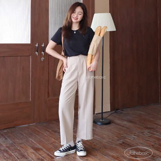 Quần ống rộng dáng suông lửng các màu – Basic Trousers – ufo.thebasic