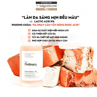 Tinh chất tẩy tế bào chết The Ordinary Lactic Acid 5% + HA (30mL)