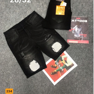 Quần Short Nam Rách❤️FREESHIP❤️ Quần Short Bò Nam Cao Cấp - Sọt Jean Co Giãn Mẫu Mới Hàng VNXK Tô Tồ Shop-QSJN02-Mã 208