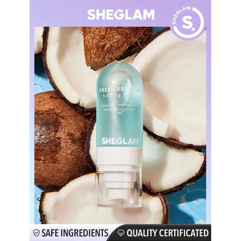 Xịt khoá trang điểm SHEGLAM Press Refresh Setting Spray.