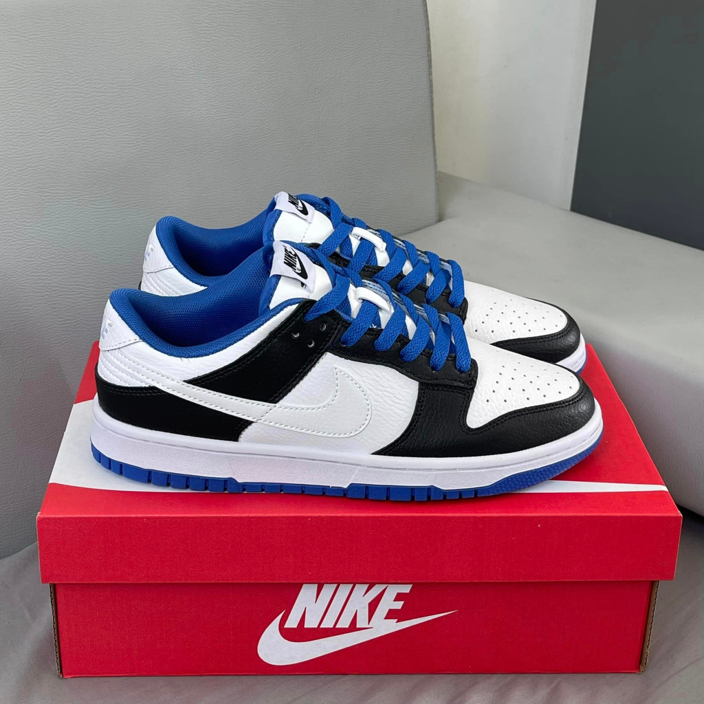 Giày sneaker SB Dunk Low White Black Royal - Bản đẹp | Fullbox