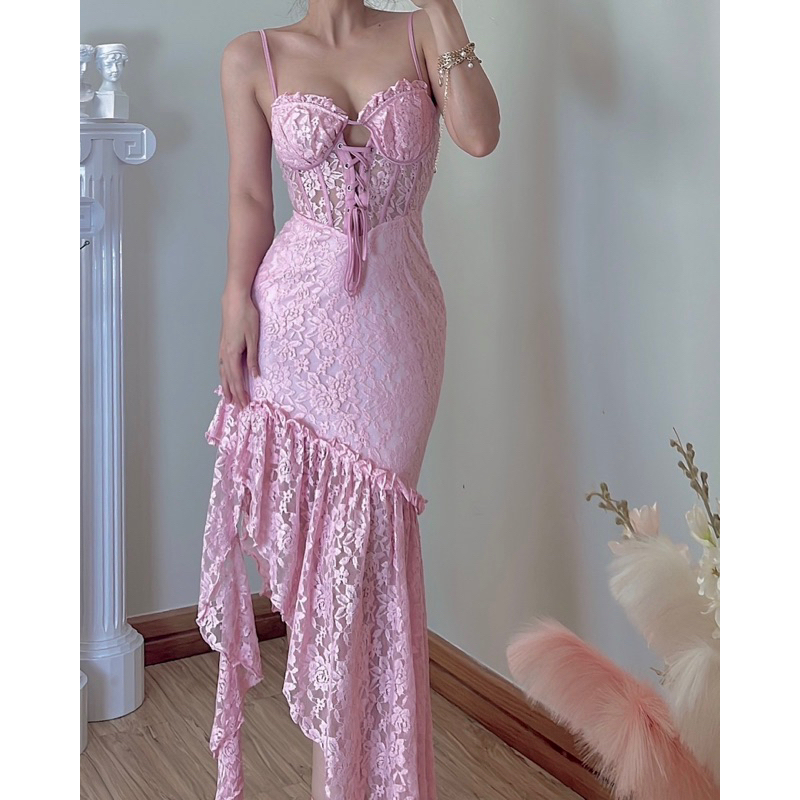 Đầm ren thiết kế siêu đẹp (hình thật)