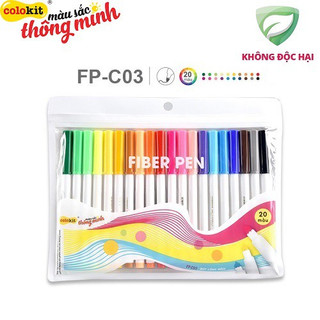Bút lông màu fiber pen thiên long fp-c03