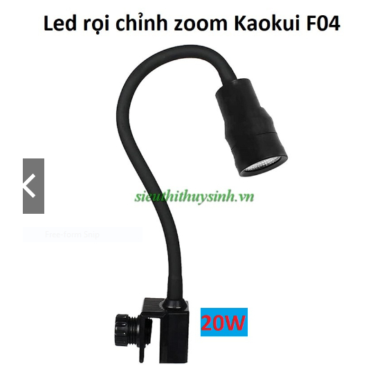 ĐÈN LED RỌI GOM SÁNG KAOKUI F04 10W & 20W CHO HỒ CÁ TÉP THỦY SINH BIOTOPE