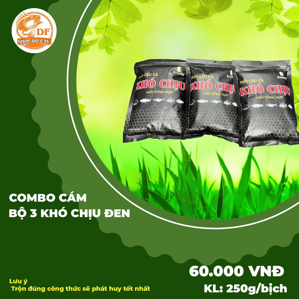 Mồi câu cá Khó Chịu đen  -DUYFISHING