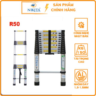THANG NHÔM RÚT ĐƠN 5 MÉT NHỎ GỌN TIỆN DỤNG R50 - NIKITA