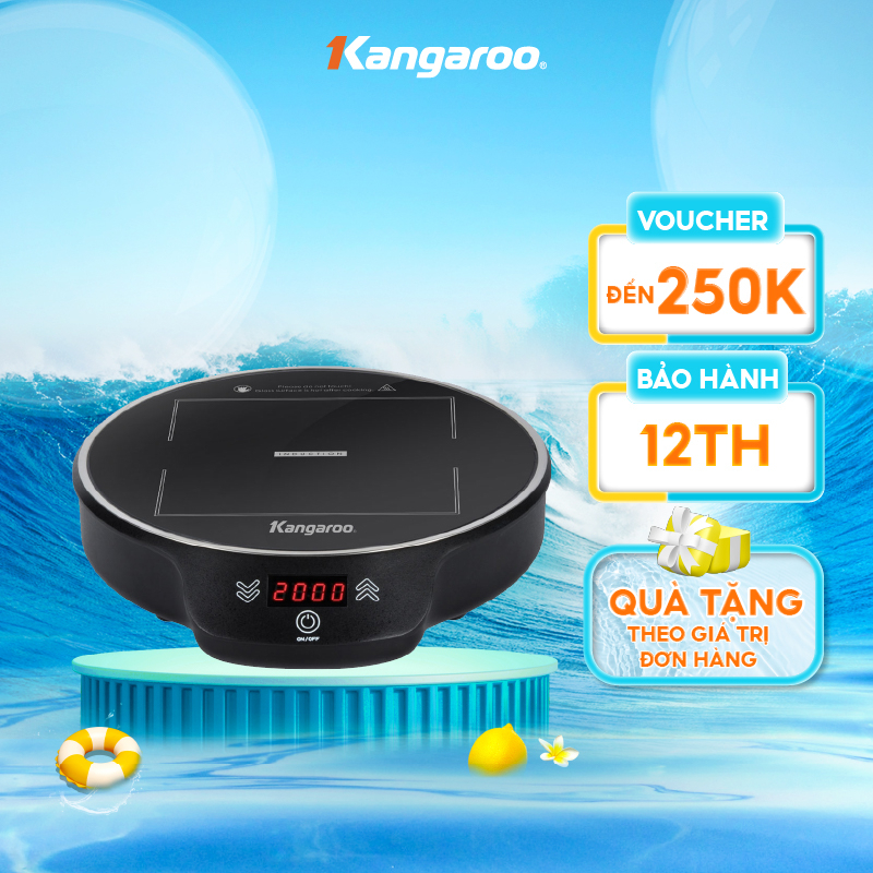 Bếp điện từ đơn cảm ứng Kangaroo KG20IH8 công suất 2000W