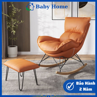 Ghế Sofa Thư Giãn Sang Trọng Cao Cấp ( Kèm Đôn Để Chân ), Ghế Thư Giãn Ban Công Khung Thép Chắc Chắn