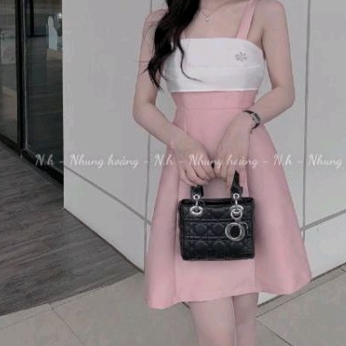 Sét váy tiểu thư takta hồng hàng cao cấp váy đi chơi dự tiệc sang chảnh