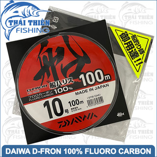 Dây Cước Câu Cá Daiwa D-Fron Fune Harisu Fluoro Carbon 100% Cuộn 100m Made In Japan