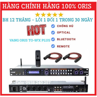 Vang số lai cơ chính hãng Oris TO-9FX PLUS, Bộ xử lý tín hiệu âm thanh hỗ trợ chỉnh âm qua điện thoại, máy tính