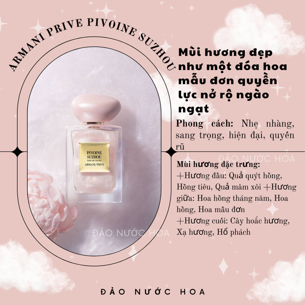 Nước hoa Prive Pivoine SuZhou sieu khuyen mai nước hoa dành cho nữ sang trong đảo nước hoa - A50