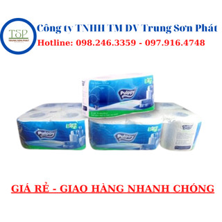 Set 10 Cuộn Giấy Lụa Cuộn Pulppy 2cx5